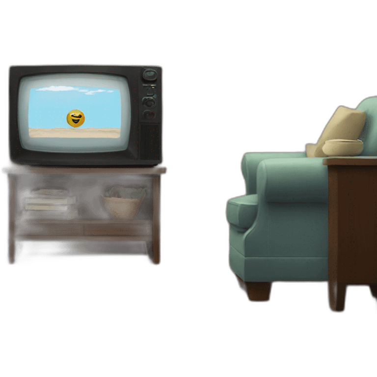 Watching TV emoji