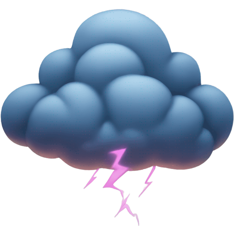 thunder cloud emoji