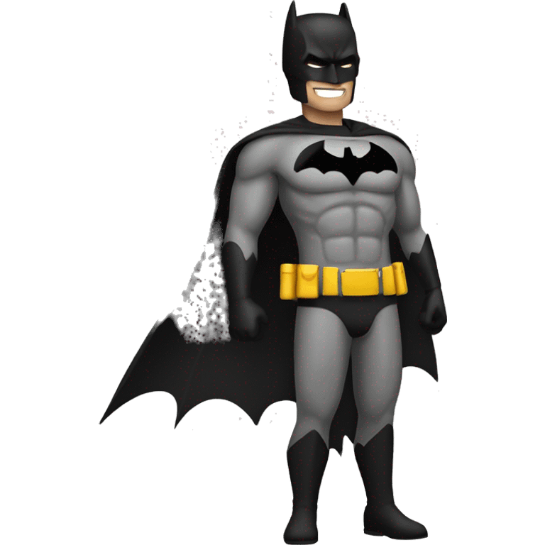 A Doctor dressed as Batman The dark Knight! emoji