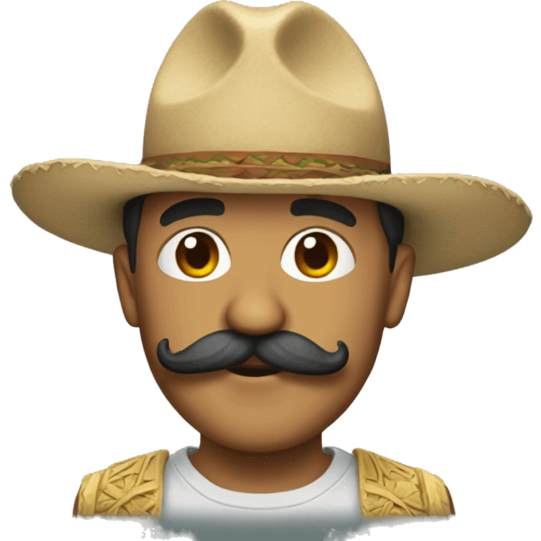 Mexican with a mustache named Raphael  emoji