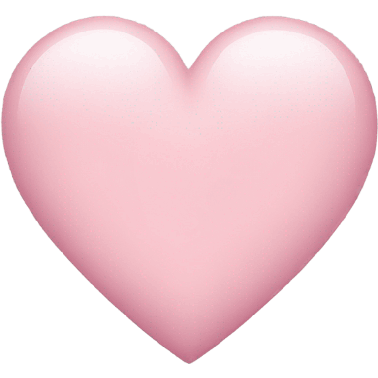 Light pink heart emoji