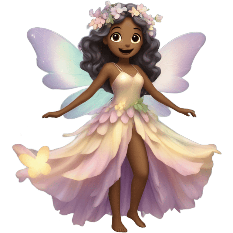 Celebrating fairy  emoji