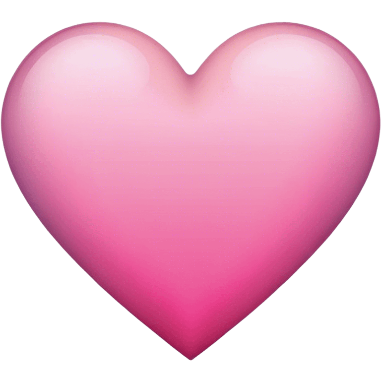 Gradient gray pink heart emoji