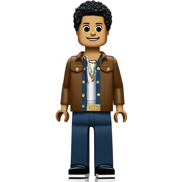 BRUNO MARS lego full body emoji