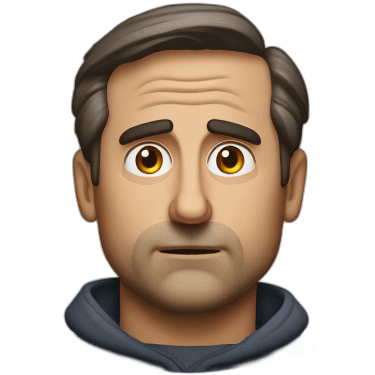 Steve Carell Puzzled Face emoji