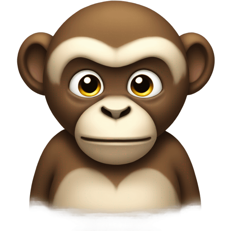 A big fat monkey emoji