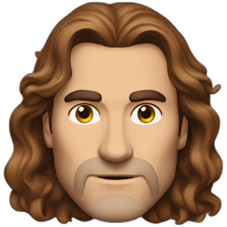 joaquin phoenix with long hair emoji