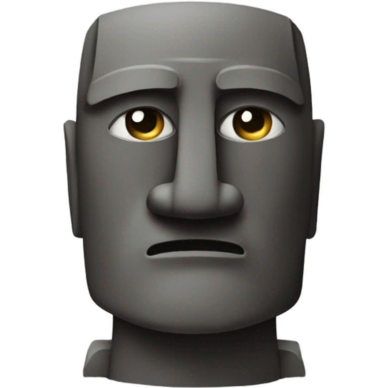 moai thinking emoji