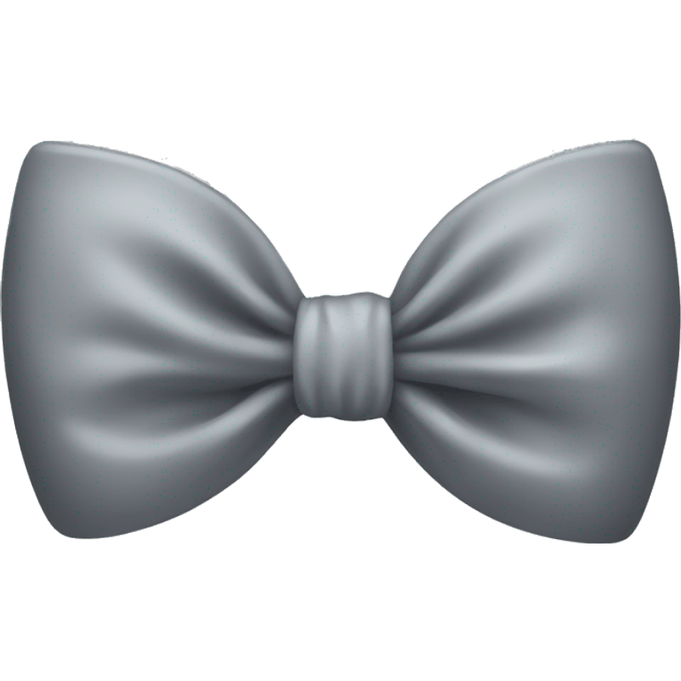 Grey bow  emoji