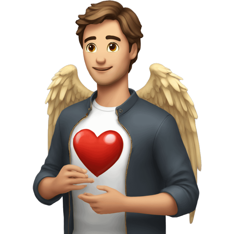 Corazon con alas emoji