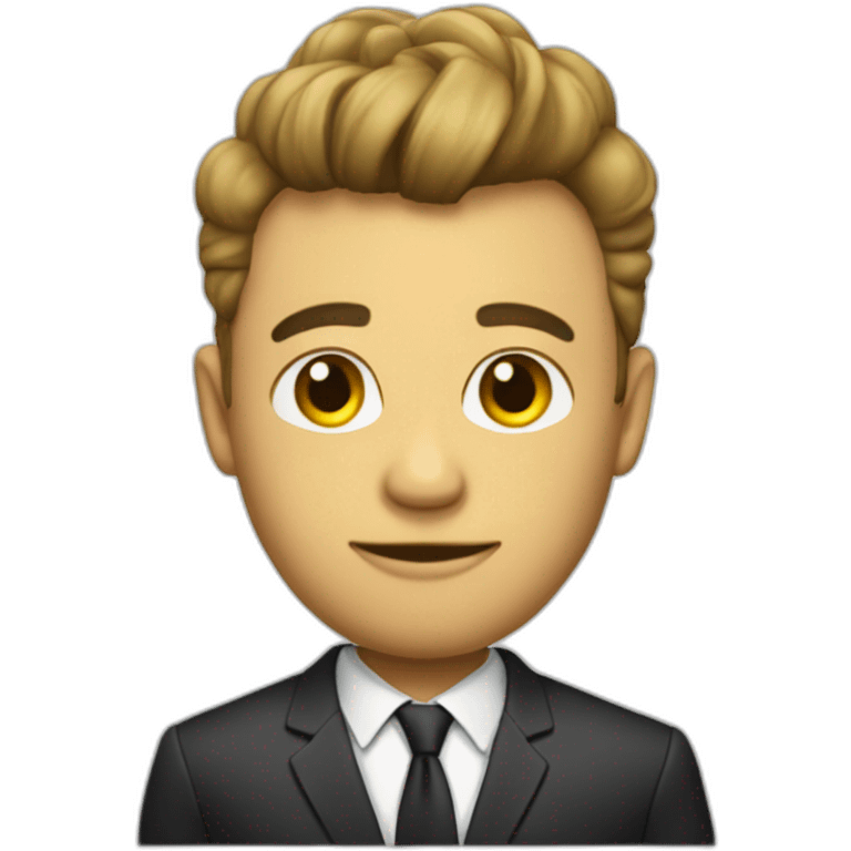 giga chad in suit emoji