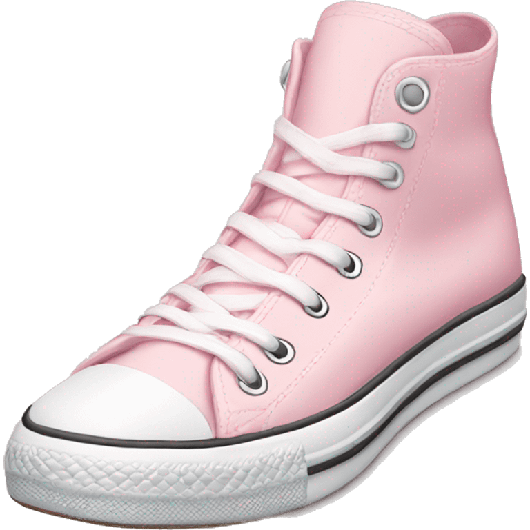 Pastel pink converse emoji