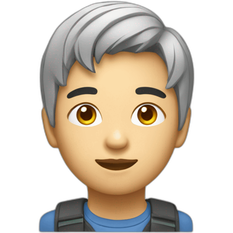 asian teen software engineer in a tech startup emoji