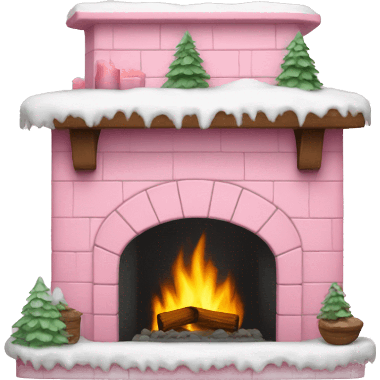 Winter Pink FirePlace emoji