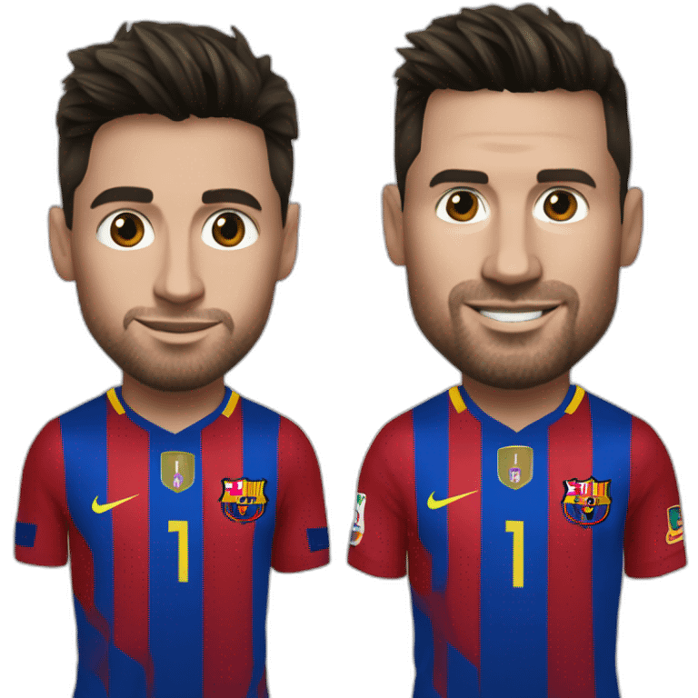 Messi supérieur a Ronaldo emoji