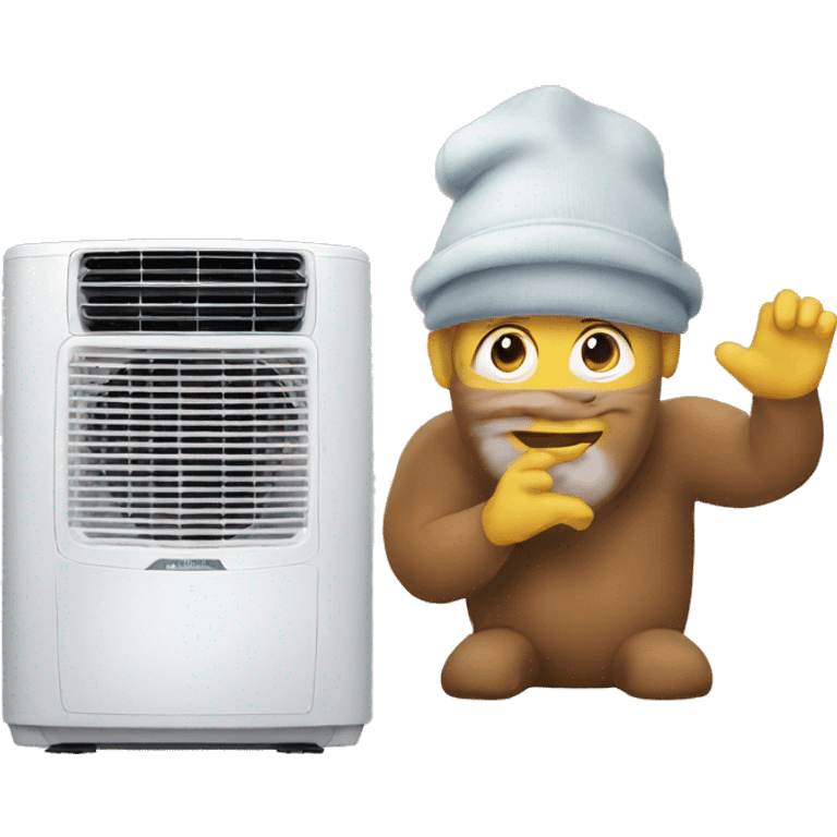 Air conditioner at home emoji