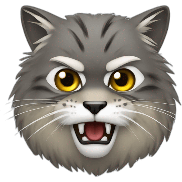 very angry manul emoji