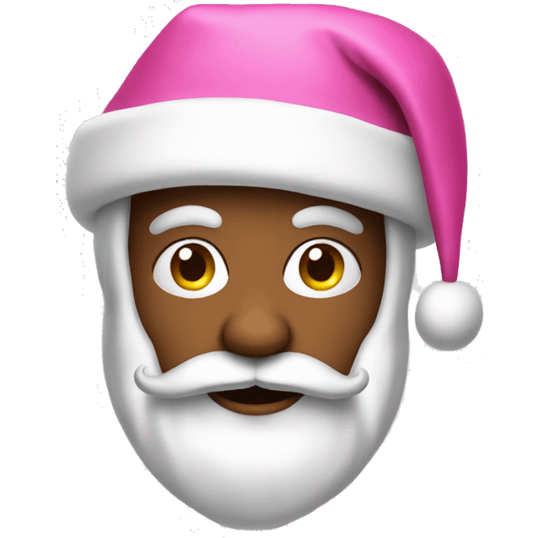 Pink Santa Claus  emoji