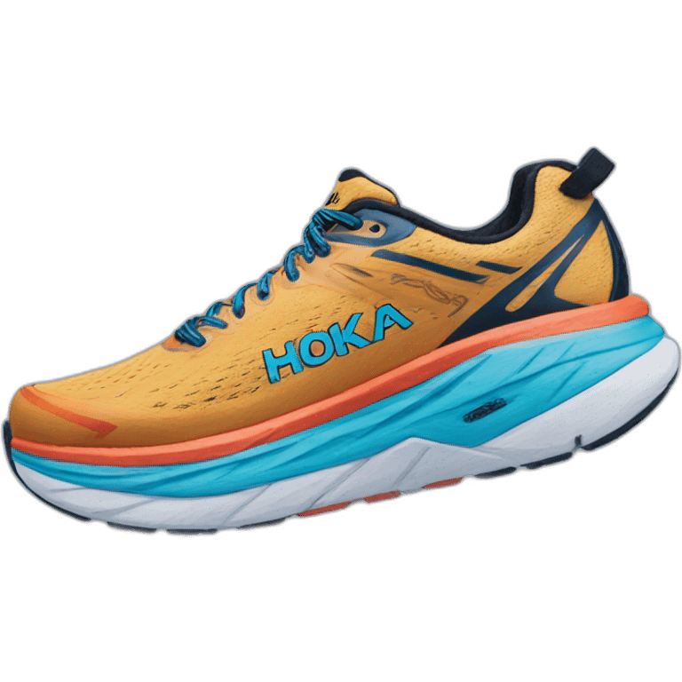 hoka running shoes emoji