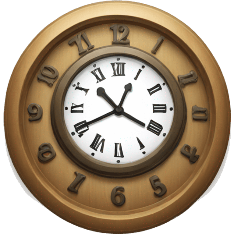 A clock emoji