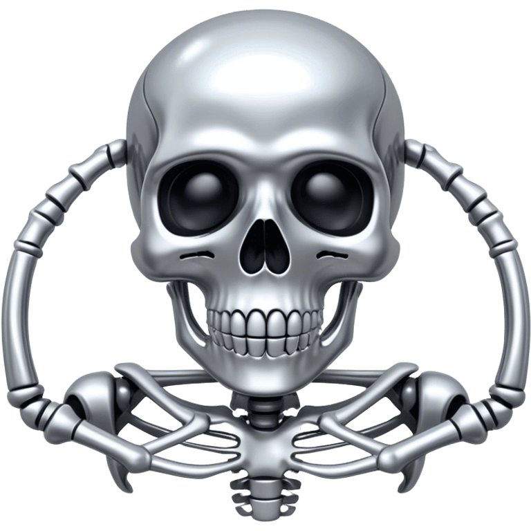 Chrome skeleton  emoji