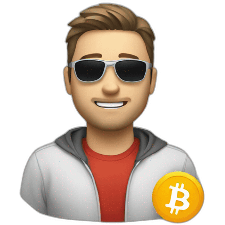 Crypto trading emoji