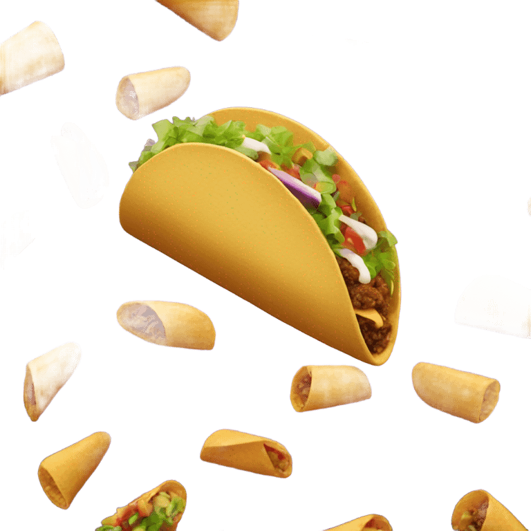 taco bell tacos emoji