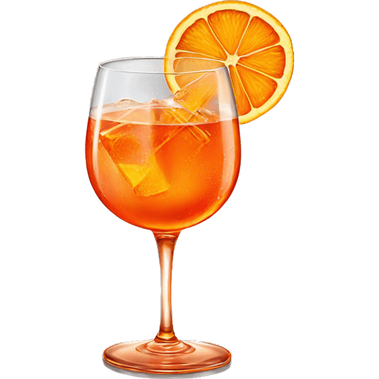 one Aperol Spritz cocktail  emoji