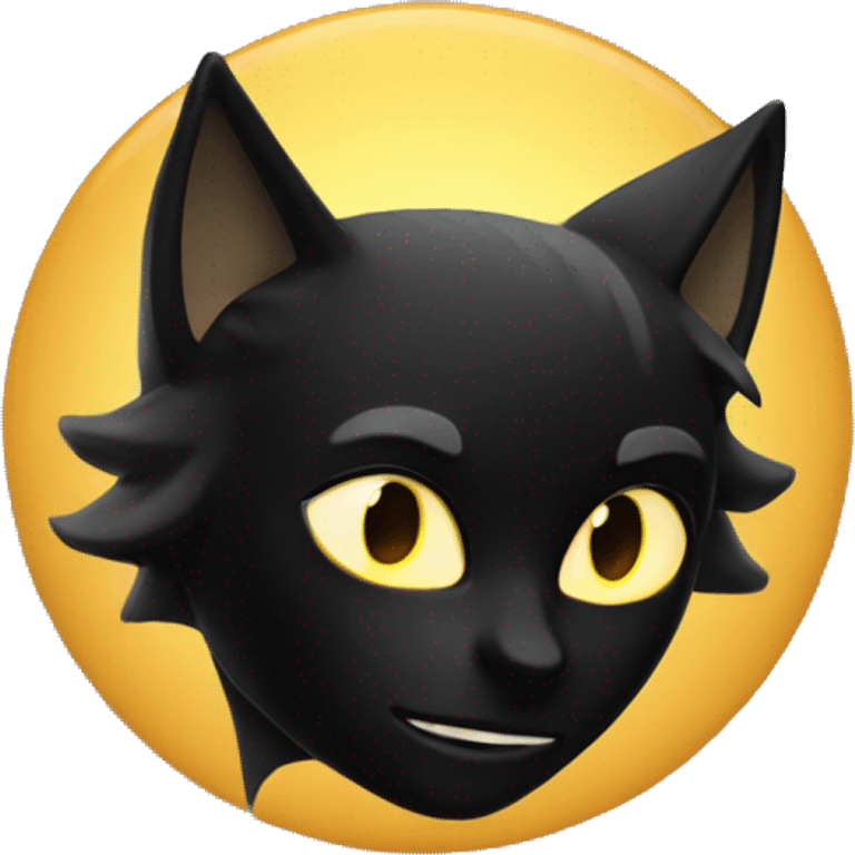 Chat noir emoji