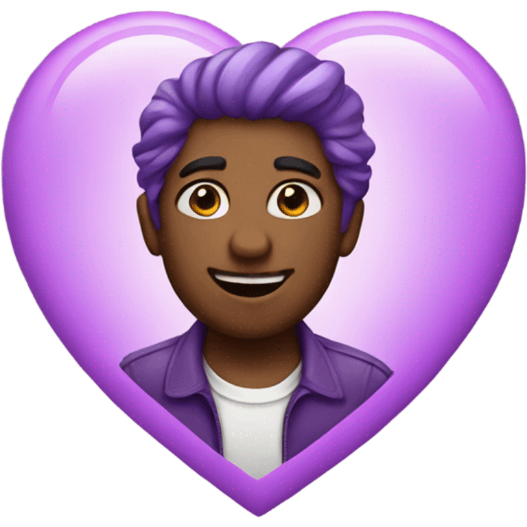 Purple valentine  emoji