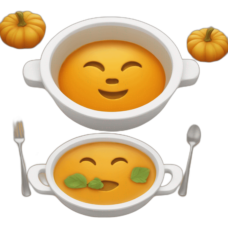 Pumpkin soupe emoji