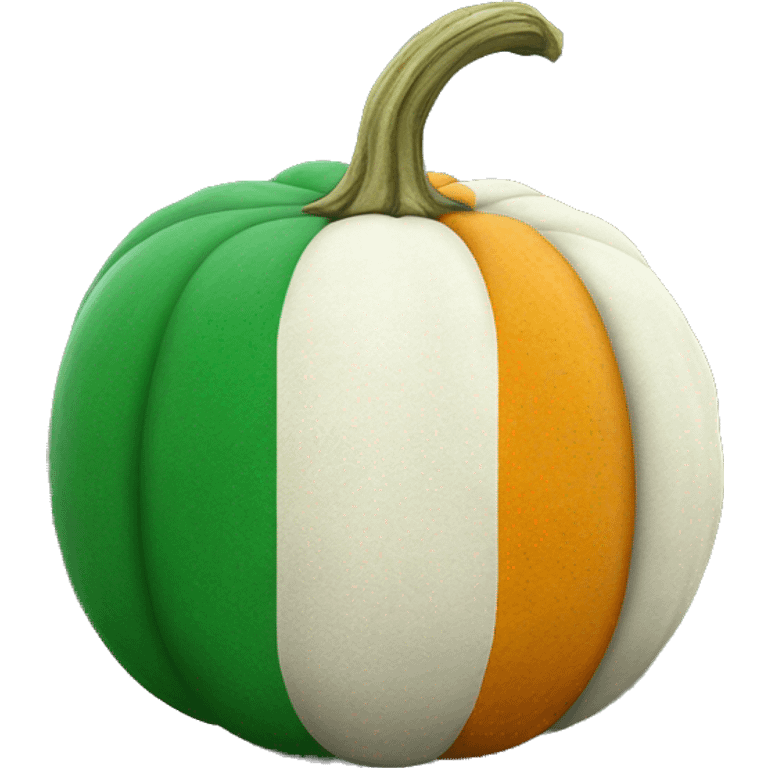 Irish flag Pumpkin  emoji