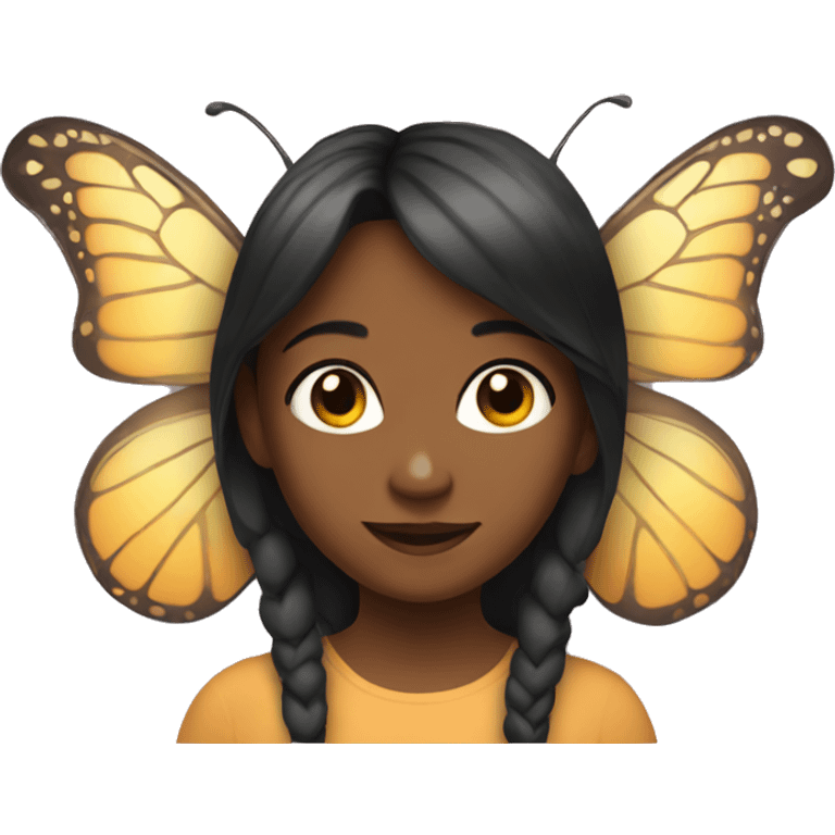 butterfly girl emoji