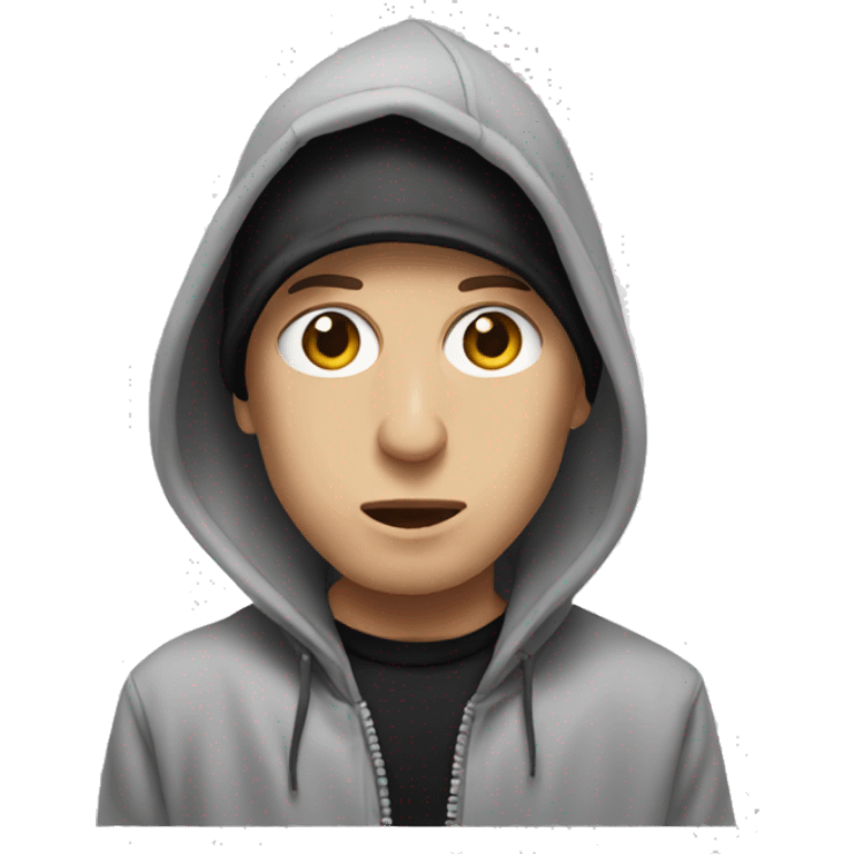 eminem with hood emoji