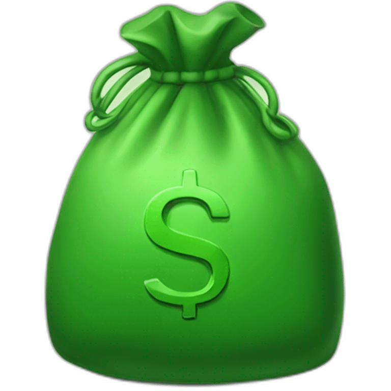 green moneybag emoji