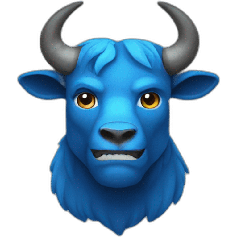 blue Minotaur emoji