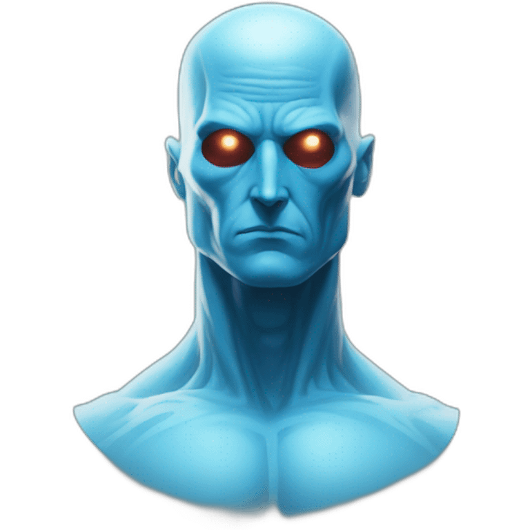 Dr Manhattan from watchmen movie emoji