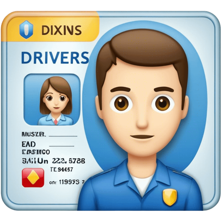 Drivers license  emoji