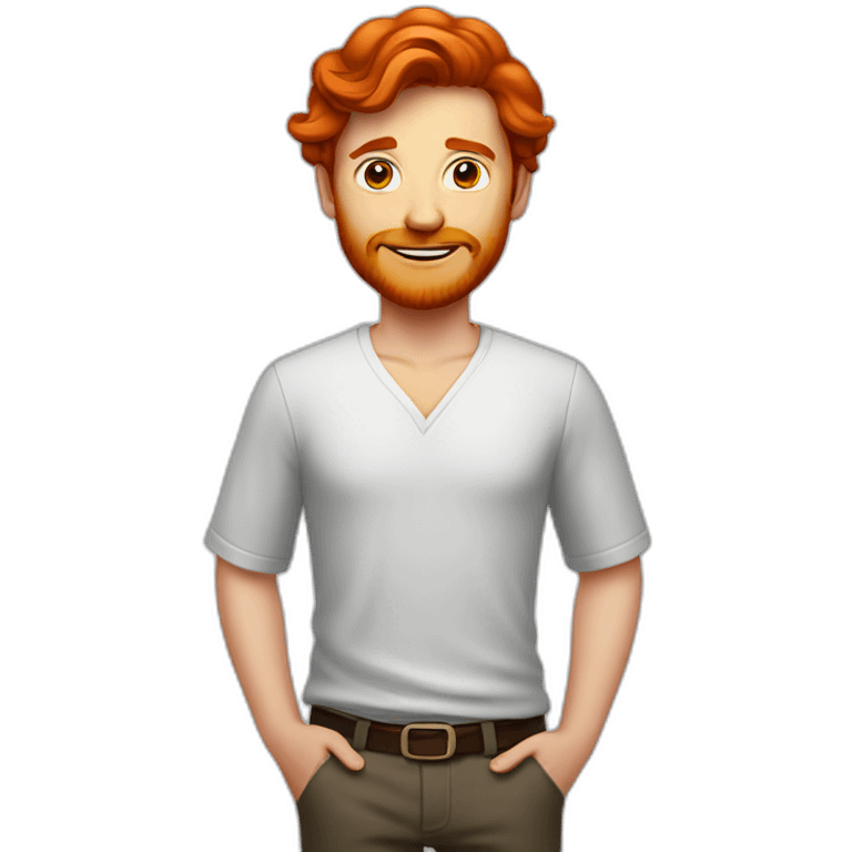 Red head virgin man emoji