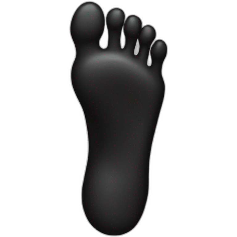 black foot emoji