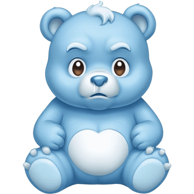 grumpy care bear emoji