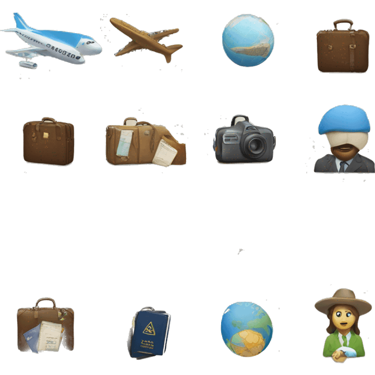 agency of travel emoji