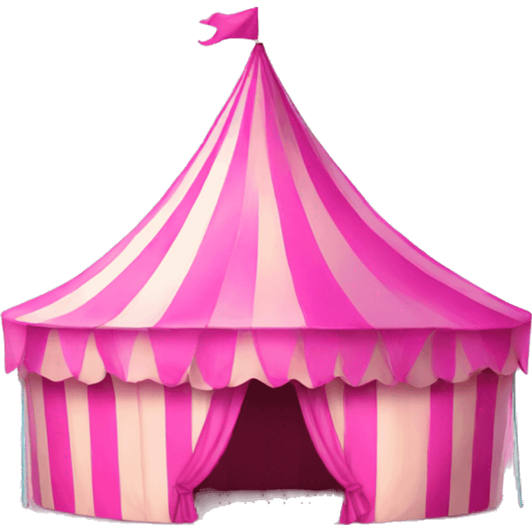 pink carnival tent emoji