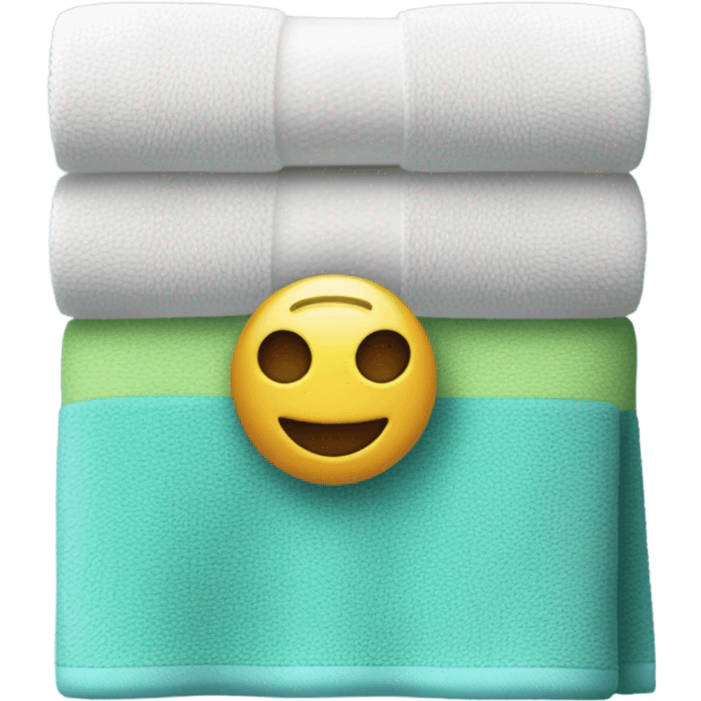 small cleaning towel emoji