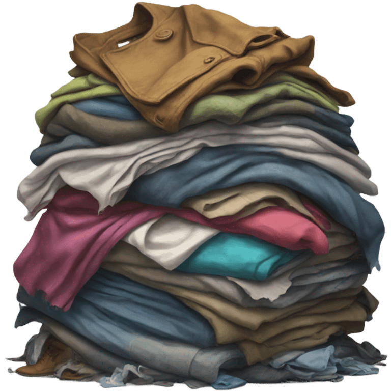 Pile of clothes rotting emoji