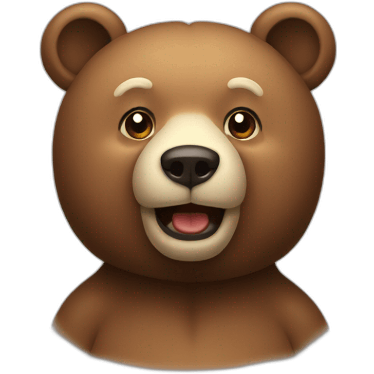 iPhone bear  emoji