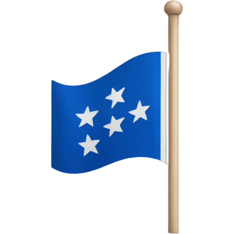 Generate a blue start flag emoji