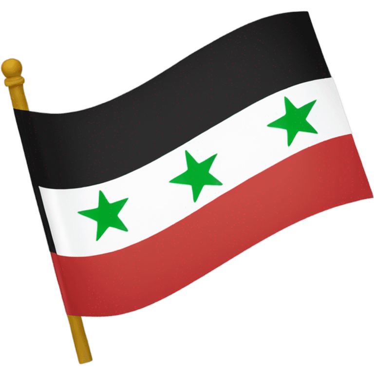 Independent Syria flag emoji