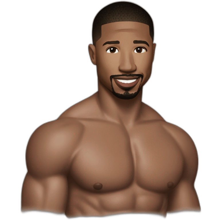 Michael B Jordan con pulgar arriba emoji