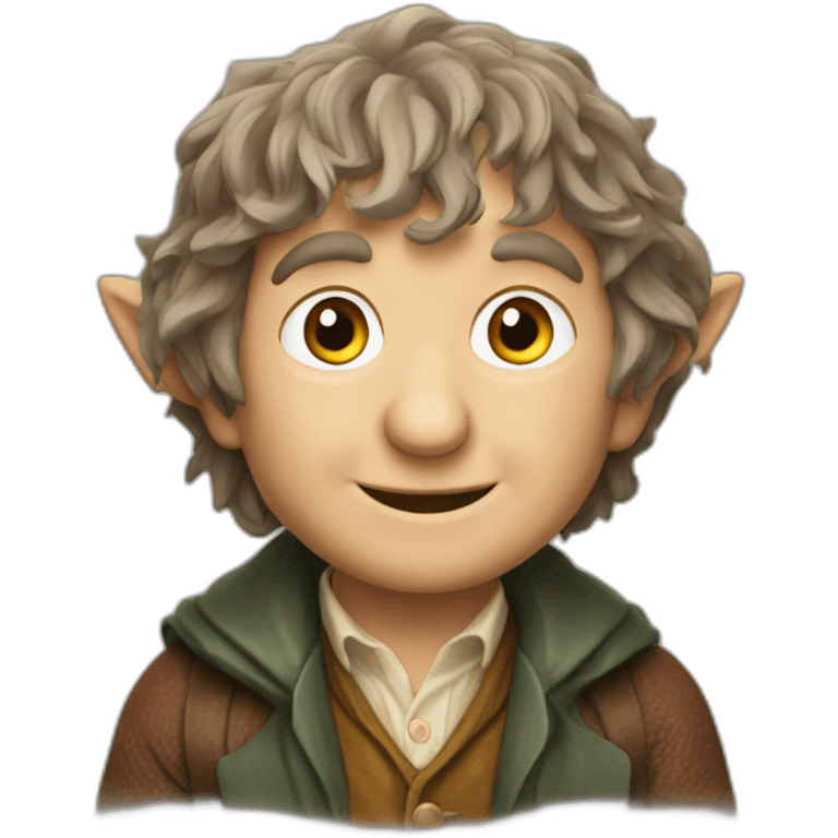 Hobbit bilbo discjockey emoji